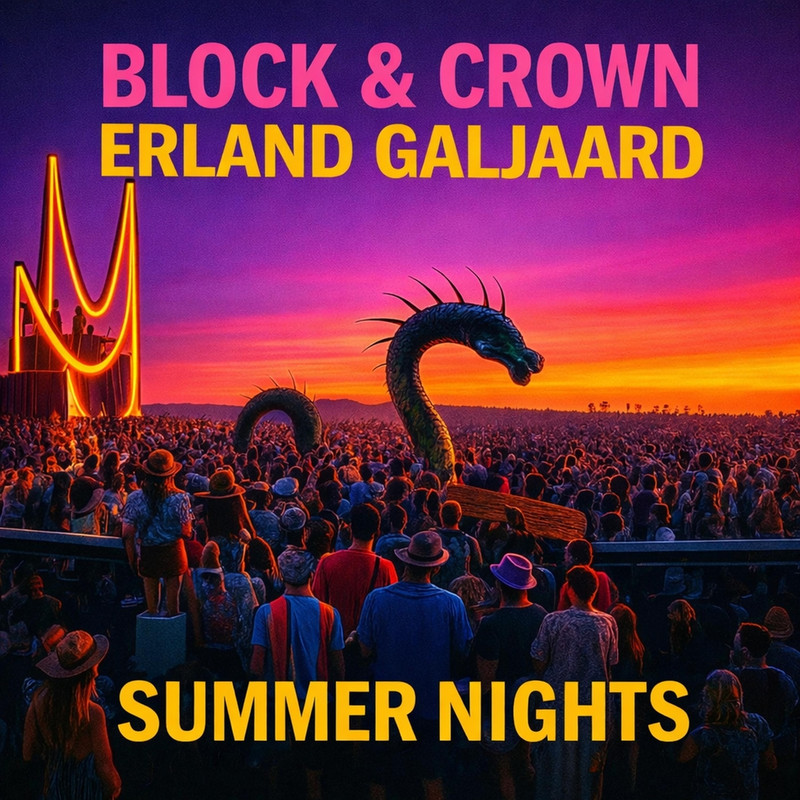 Block & Crown, Erland Galjaard - Summer Nights (Extended Mix)