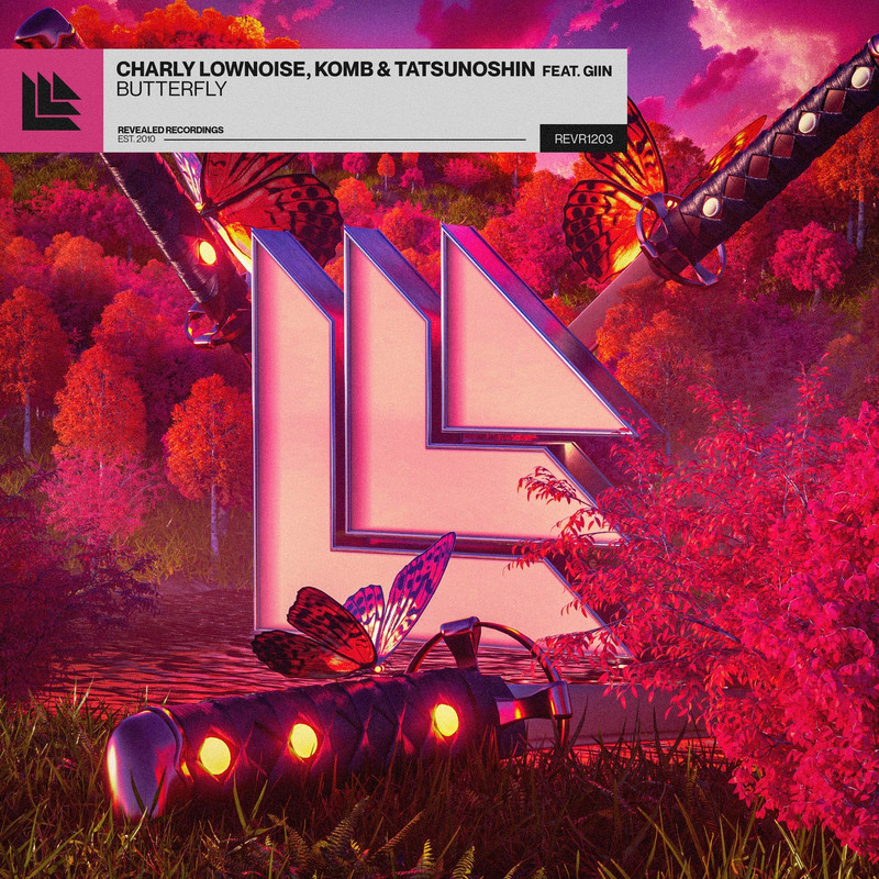 Charly Lownoise, Komb & Tatsunoshin - Butterfly (ft. Giin) (Extended Mix)