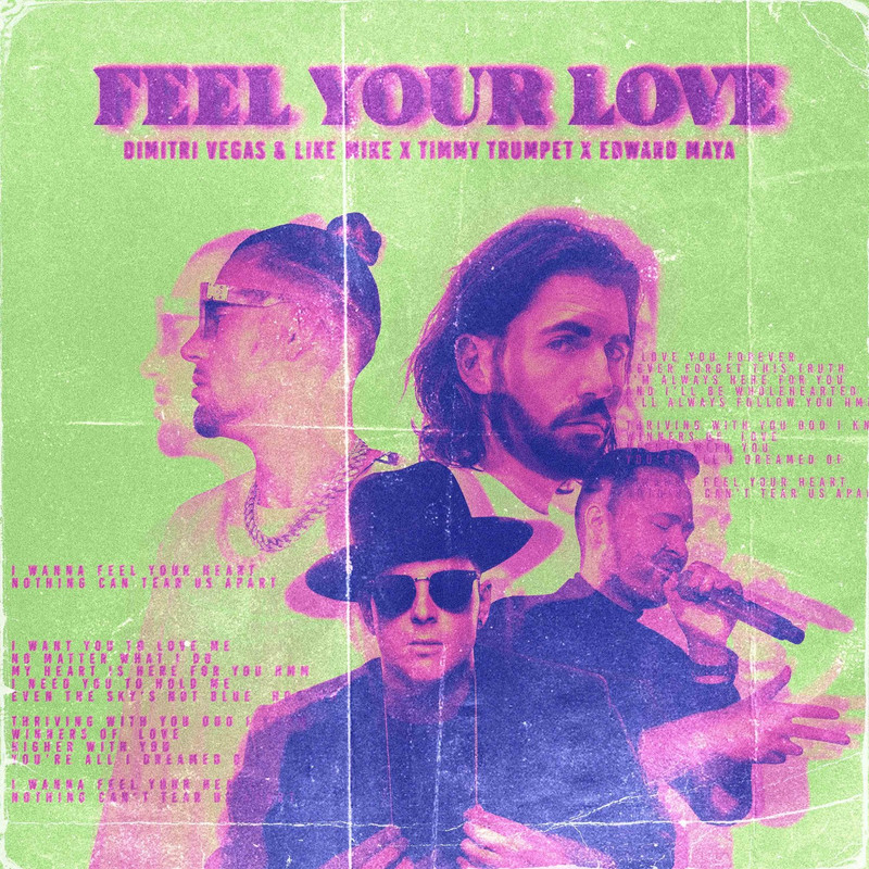 Dimitri Vegas & Like Mike, Timmy Trumpet, Edward Maya - Feel Your Love (Dimitri Vegas Vinyl Only Extended Remix)