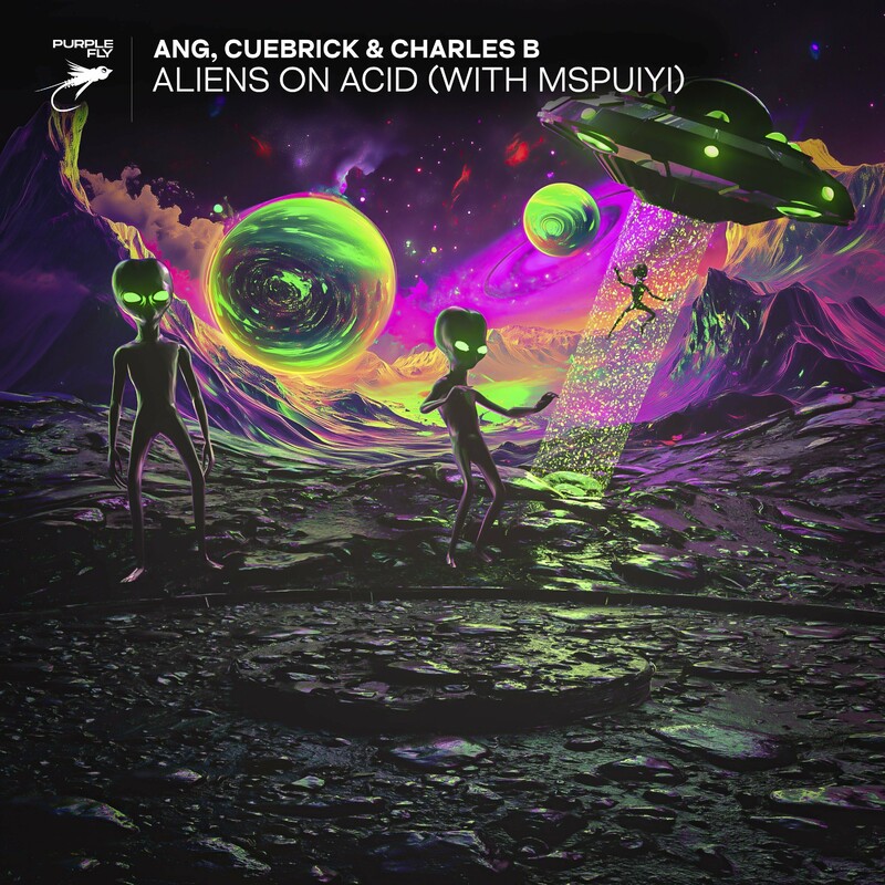 ANG, Cuebrick & Charles B - ALIENS ON ACID (Extended Mix) (feat. MSPUIYI)