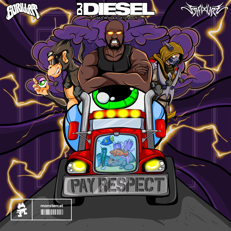 GorillaT, DIESEL & Fraxure - Pay Respect (feat. Shaquille O'Neal) (Original Mix)