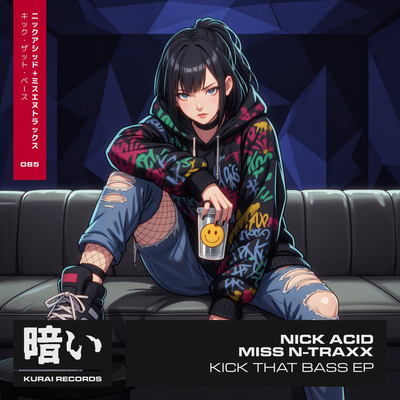 Nick Acid, Miss N-Traxx - Kick the Bass (Extended Mix)