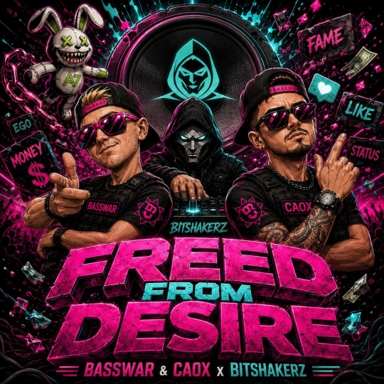 Bitshakerz, BassWar & CaoX - Freed From Desire (Original Mix)