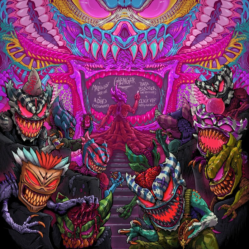 Ghengar, Psychedelic & Ghastly - CLICK (VIP Mix)