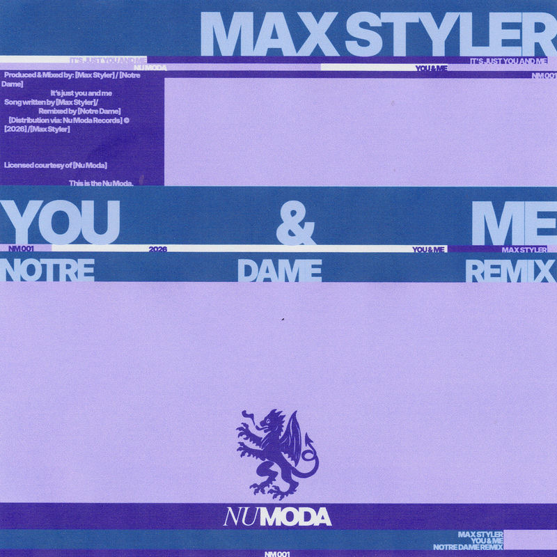 Max Styler - You & Me (Notre Dame Remix)