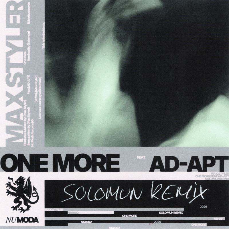 Max Styler - One More (feat. Ad-Apt) (Solomun Extended Remix)